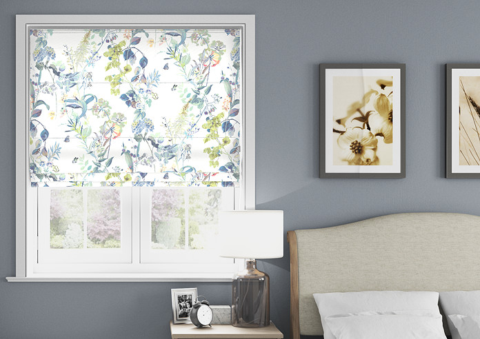 Bougainvillea, Waterfall - Roman Blind - Image 3